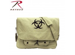 ROTHCO VINTAGE CANVAS BAG / BIO-HAZARD - KHAKI  