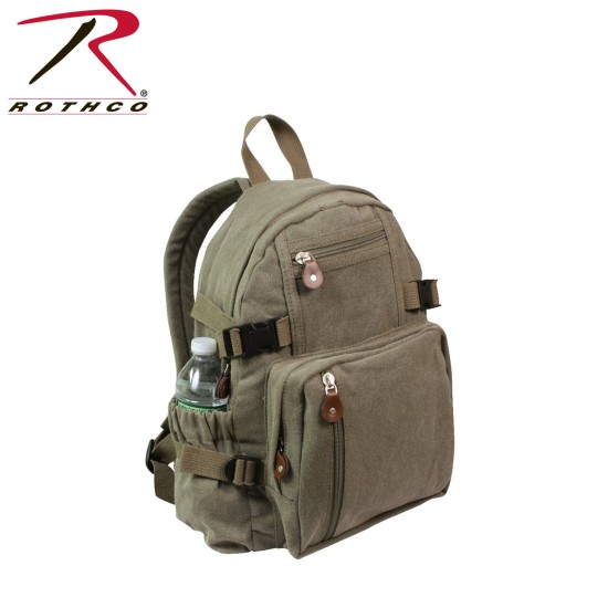 ROTHCO VINTAGE CANVAS MINI  BACKPACK - OD  