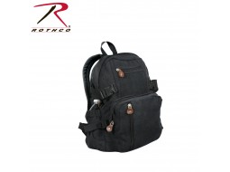 ROTHCO VINTAGE CANVAS MINI  BACKPACK - BLACK    