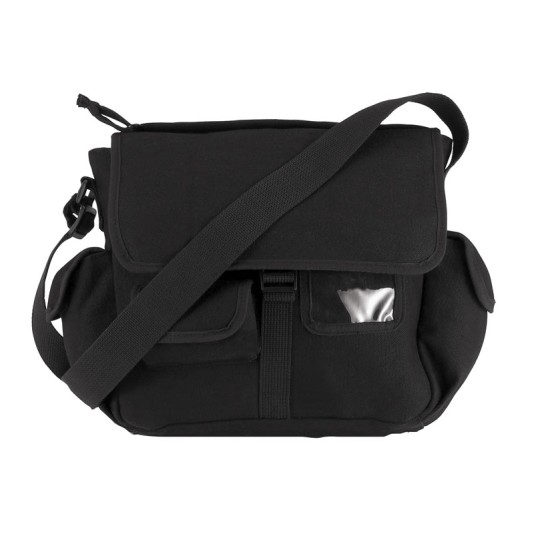 ROTHCO CANVAS URBAN EXPLORER BAG - BLACK   