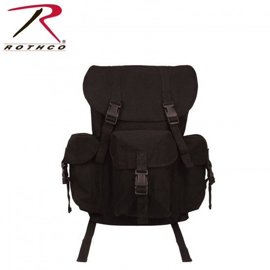 ROTHCO CANVAS OUTFITTER BACKPACK - BLACK   