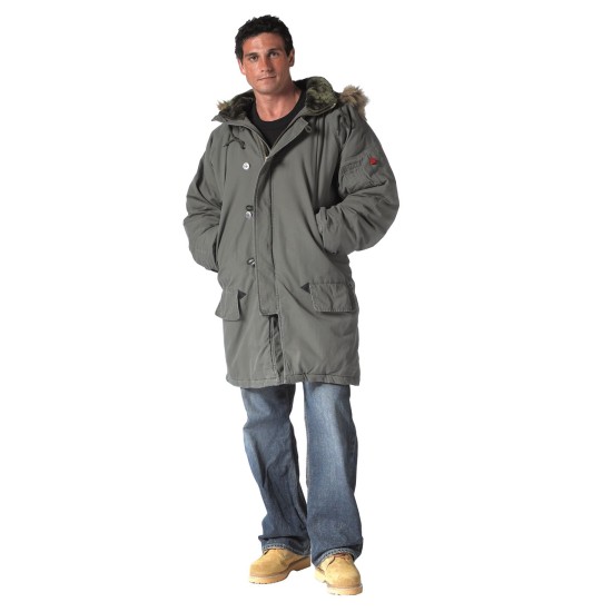 ROTHCO VINTAGE N-3B PARKA - OLIVE DRAB 