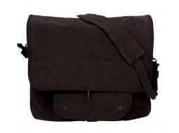 ROTHCO VINTAGE CANVAS PARATROOPER BAG - BLACK   