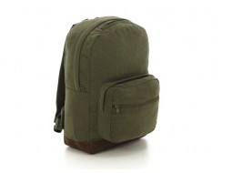 ROTHCO CANVAS TEARDROP PACK - OD/LEATHER ACCENTS