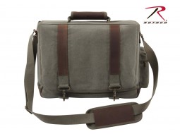 ROTHCO CANVAS/LEATHER PATHFINDER LAPTOP BAG