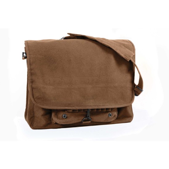 ROTHCO VINTAGE CANVAS PARATROOPER BAG - BROWN   