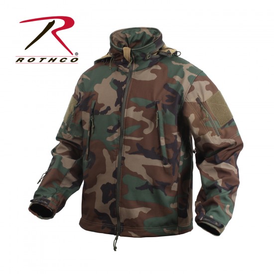 ROTHCO SPECIAL OPS SOFT SHELL JKT - WOODLAND    