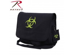 ROTHCO VINTAGE CANVAS BAG / BIO-HAZARD - BLACK  