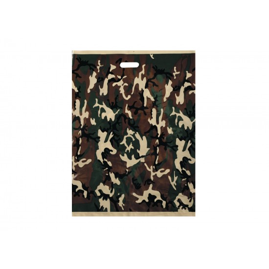 ROTHCO SHOPPING BAG - WOODLAND CAMO (50 PACK)   